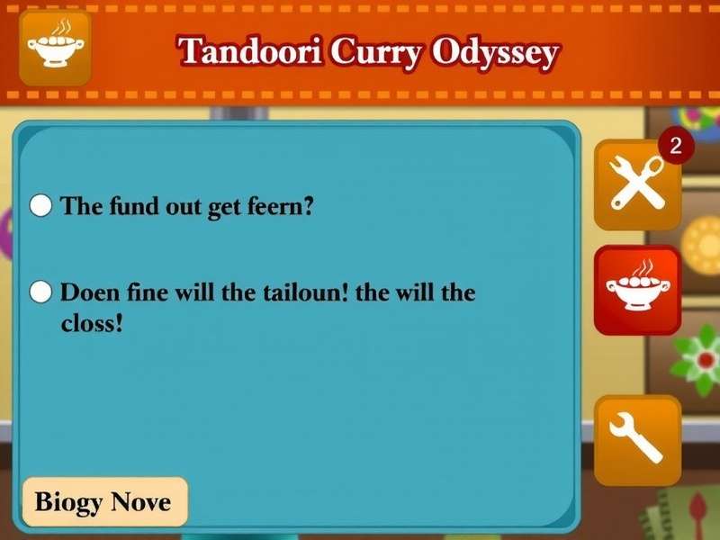 Tandoori Curry Odyssey Game Screenshot